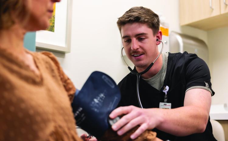 Education and personalized care are central to visits in the cardiology clinic, where the care team helps patients better understand their heart health.