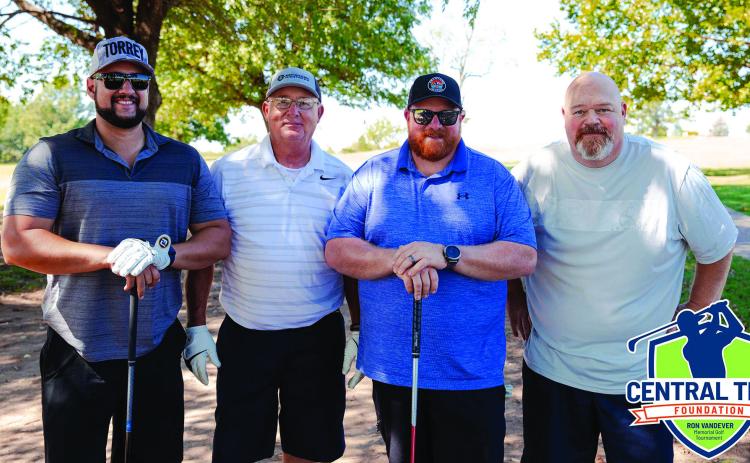 MV Purchasing Team 2 won 1st place in the morning A flight with (L-R) – Kyle Wright, Kip Swaggart, Tom Bybee, and Kerry Ools.