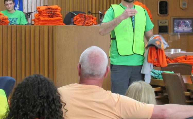 City of Cushing Chairman B.J. Roberson,
