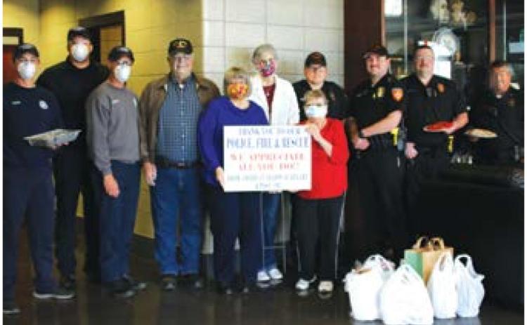 American Legion feeds Cushing Police and Fire