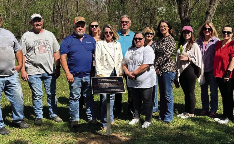 Nature Preserve plaque revealed to honor retired