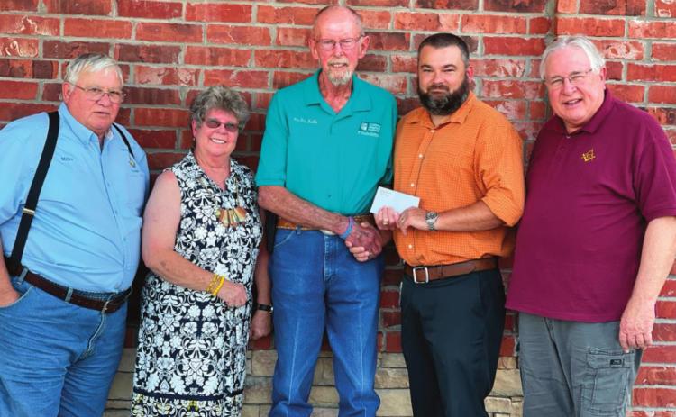 Masonic Lodge donates $2500