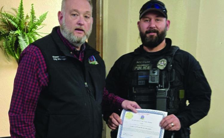 Drumright announces Employee of the Year