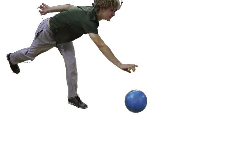 Landon Jesse bowls with his family at Frontier Bowl Monday, July 17. Photo by Allie Prater