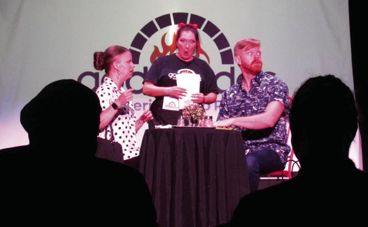 The best play/director winner chosen by the people during last year’s One-Act Festival was “Bad Dates” directed by Michele Music. Music will be have a chance to win again since she is directing a different play in this year’s festival.